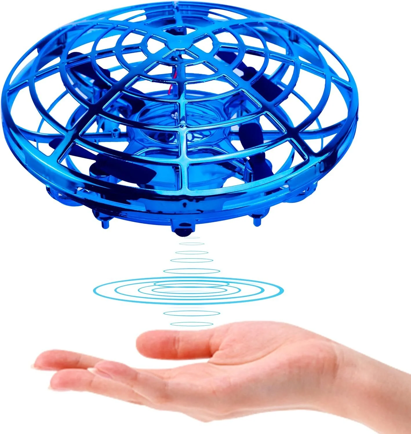 360 Rotating Hand Controlled Mini Drone UFO Motion Sensor LED Toy - Image 2