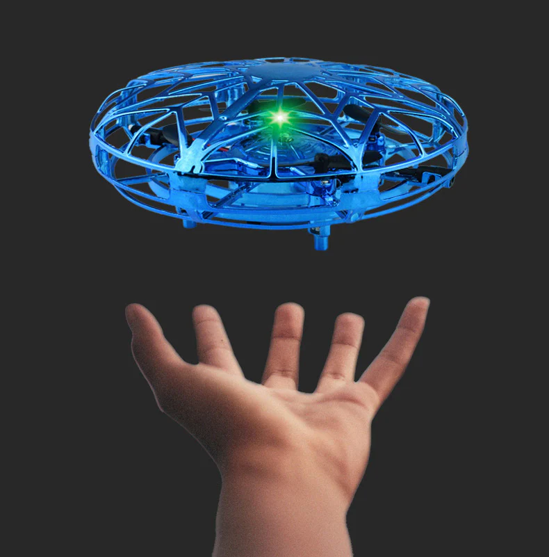 360 Rotating Hand Controlled Mini Drone UFO Motion Sensor LED Toy - Image 3