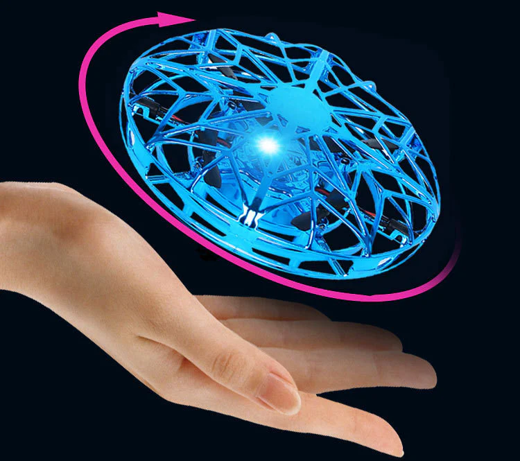 360 Rotating Hand Controlled Mini Drone UFO Motion Sensor LED Toy - Image 6