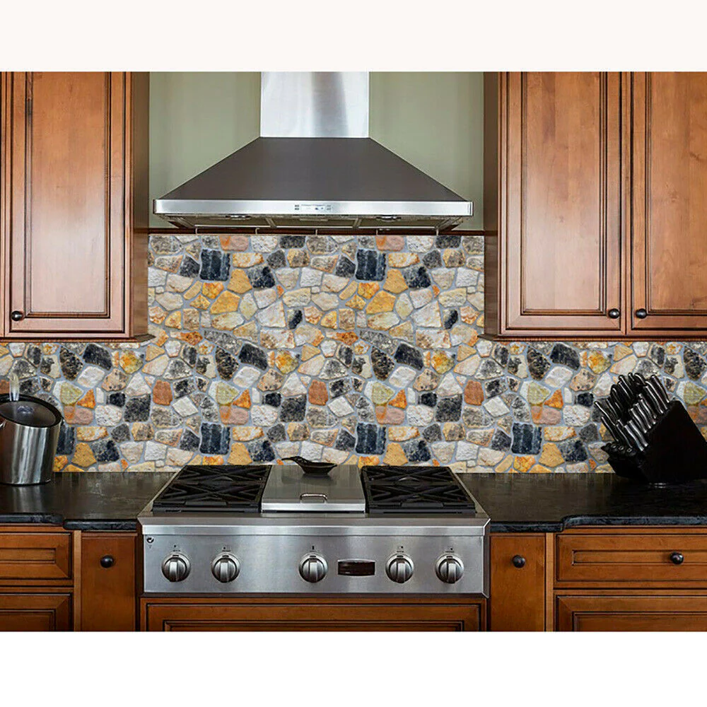 3D Stone Wall Self Adhesive Wallpaper - Image 6