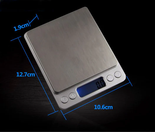 3kg / 0.1g Digital Precision Kitchen Platform Scale Stainless Steel - Image 10