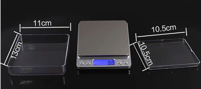 3kg / 0.1g Digital Precision Kitchen Platform Scale Stainless Steel - Image 13