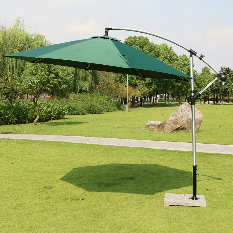 3m Aluminum Cantilever Outdoor Umbrella Patio Sun Shade - Image 3