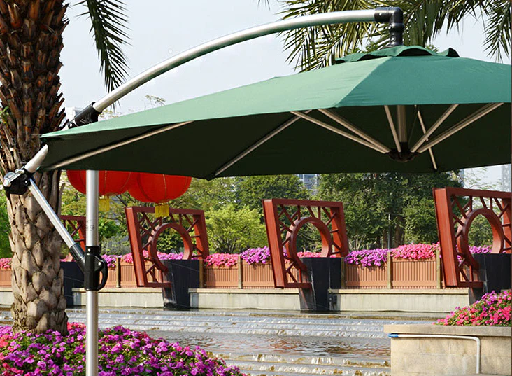 3m Aluminum Cantilever Outdoor Umbrella Patio Sun Shade - Image 7