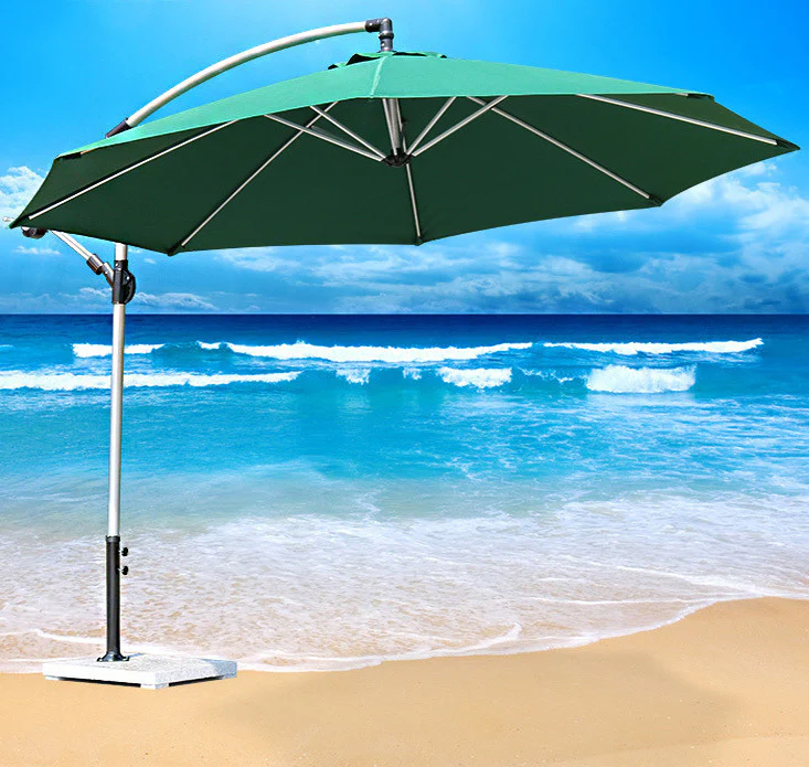 3m Aluminum Cantilever Outdoor Umbrella Patio Sun Shade - Image 9