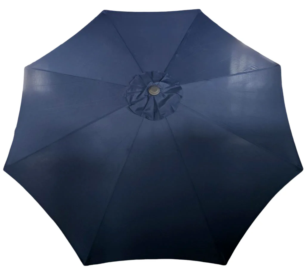 3m Patio Umbrella Replacement Cover 10ft 8 Ribs Large Outdoor Canopy (Blue) - Image 8