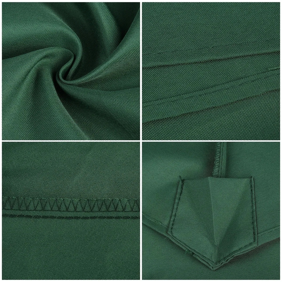 3m Patio Umbrella Replacement Cover 10ft 8 Ribs Large Outdoor Canopy (Green) - Image 2