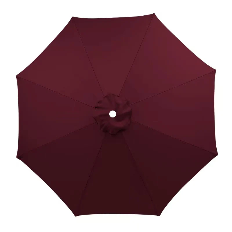 3m Patio Umbrella Replacement Cover 10ft 8 Ribs Large Outdoor Canopy (Maroon) - Image 8
