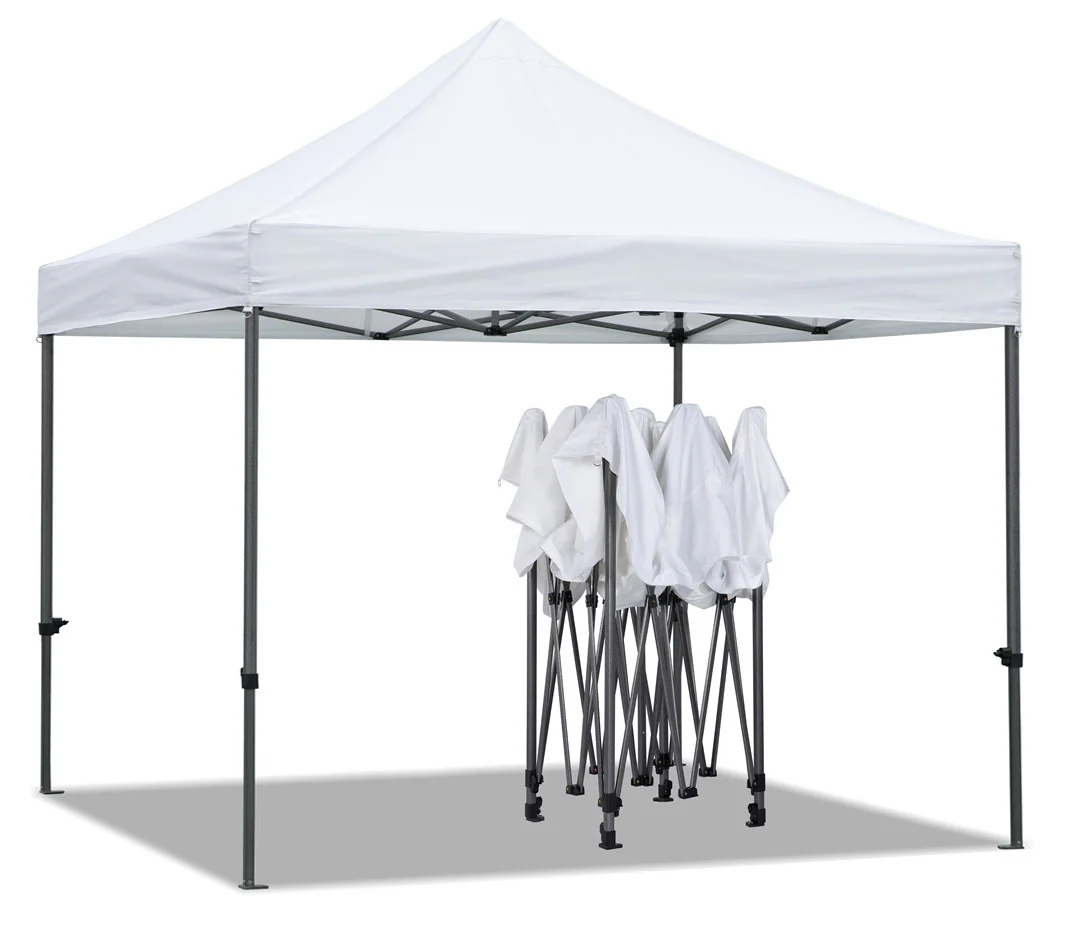 3m x 3m Outdoor Market Gazebo Tent Marquee (Black) - Image 8