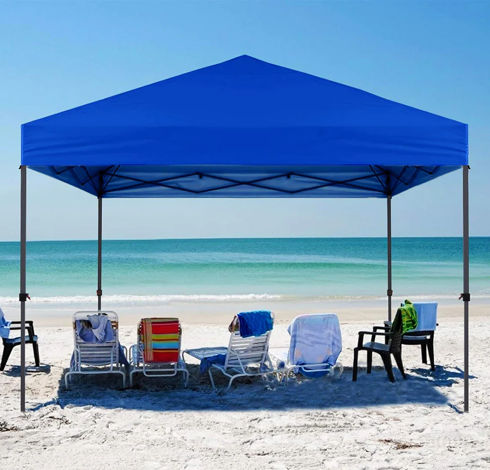 3m x 3m Outdoor Market Gazebo Tent Marquee (Blue) - Image 3