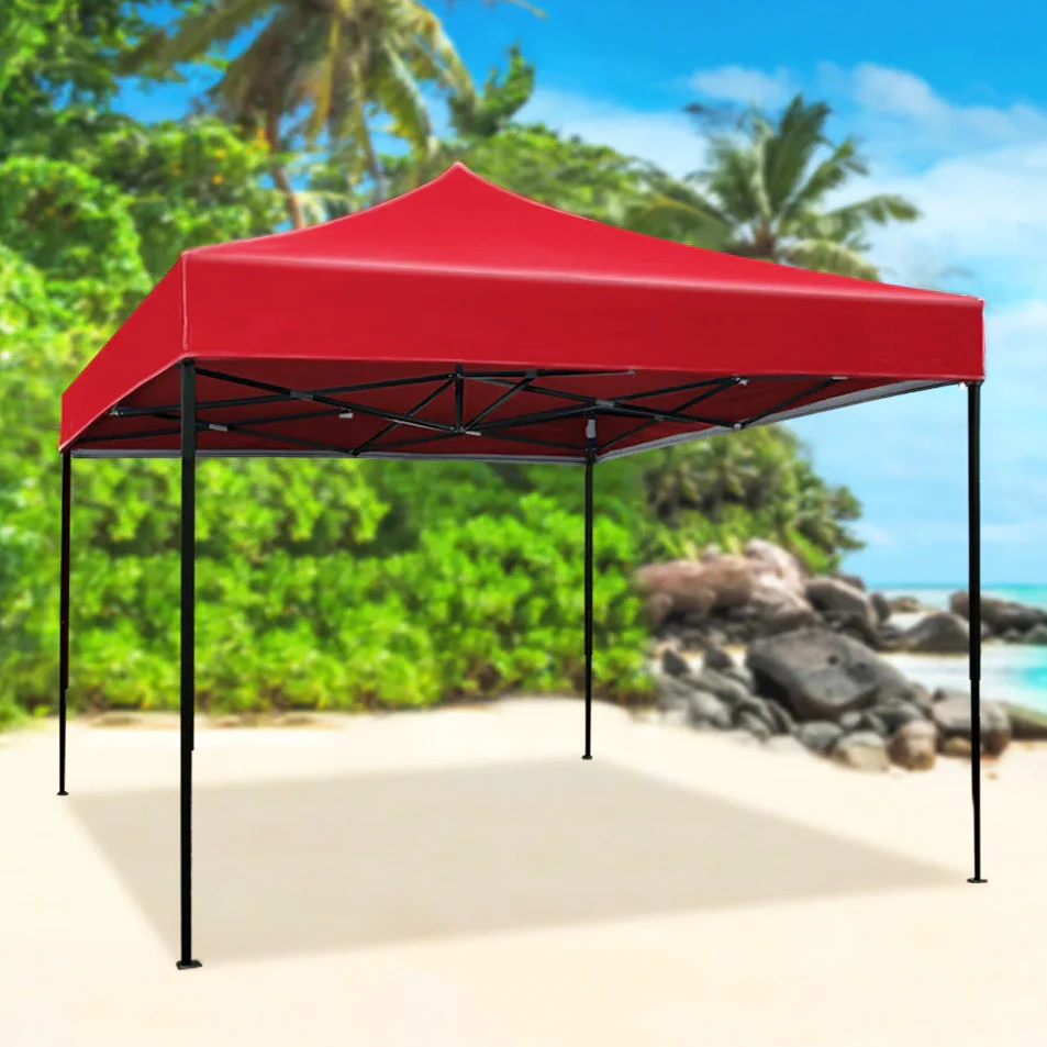 3m x 3m Outdoor Market Gazebo Tent (Red) - Image 7