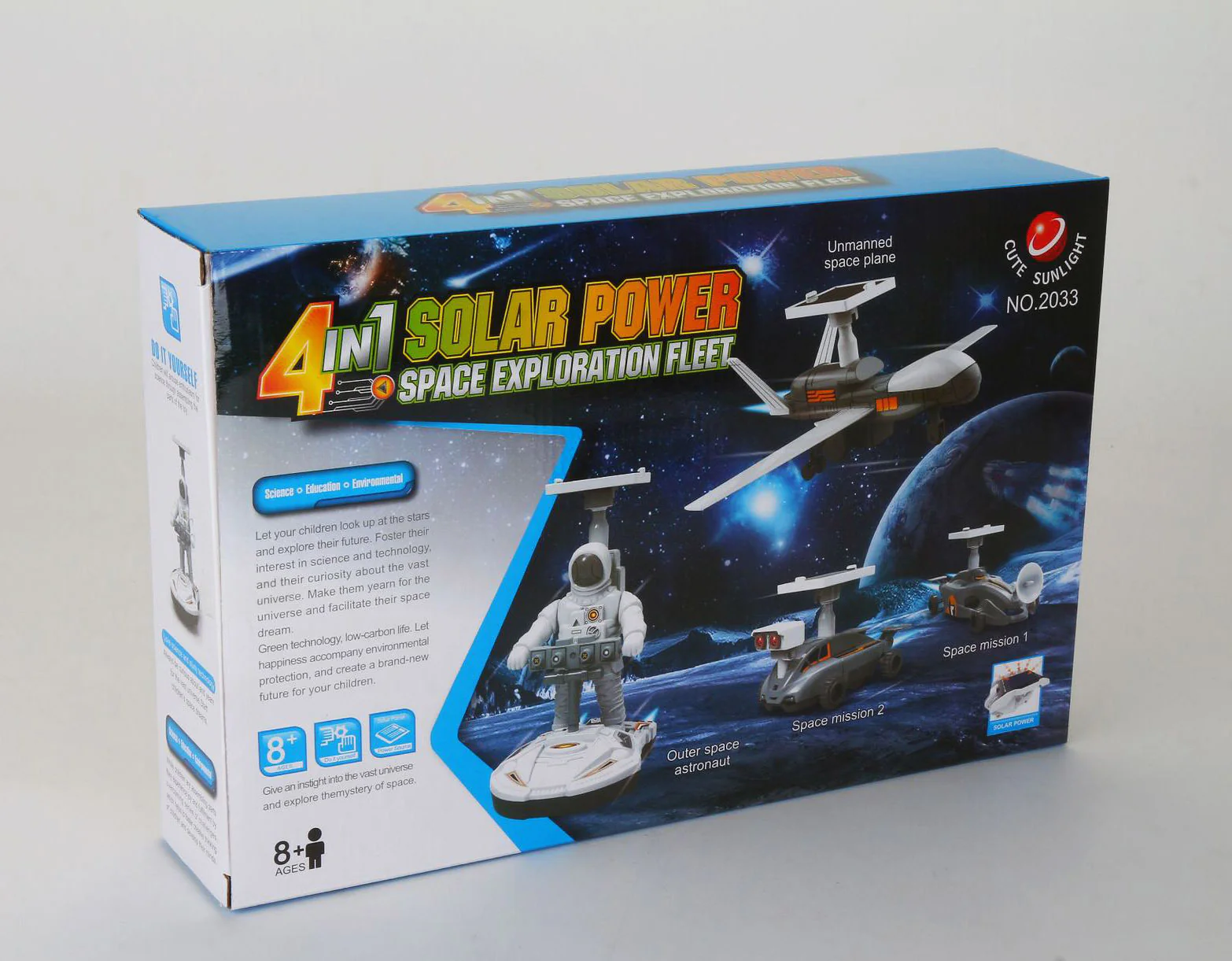 4 In 1 Solar Large Space Adventure DIY Educational Toy Kit - Image 3