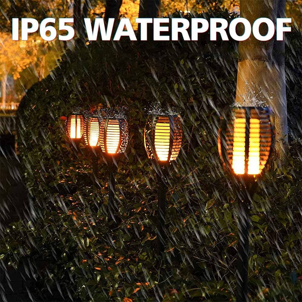 4 PCS Solar Powered Flame Outdoor Light - Image 11