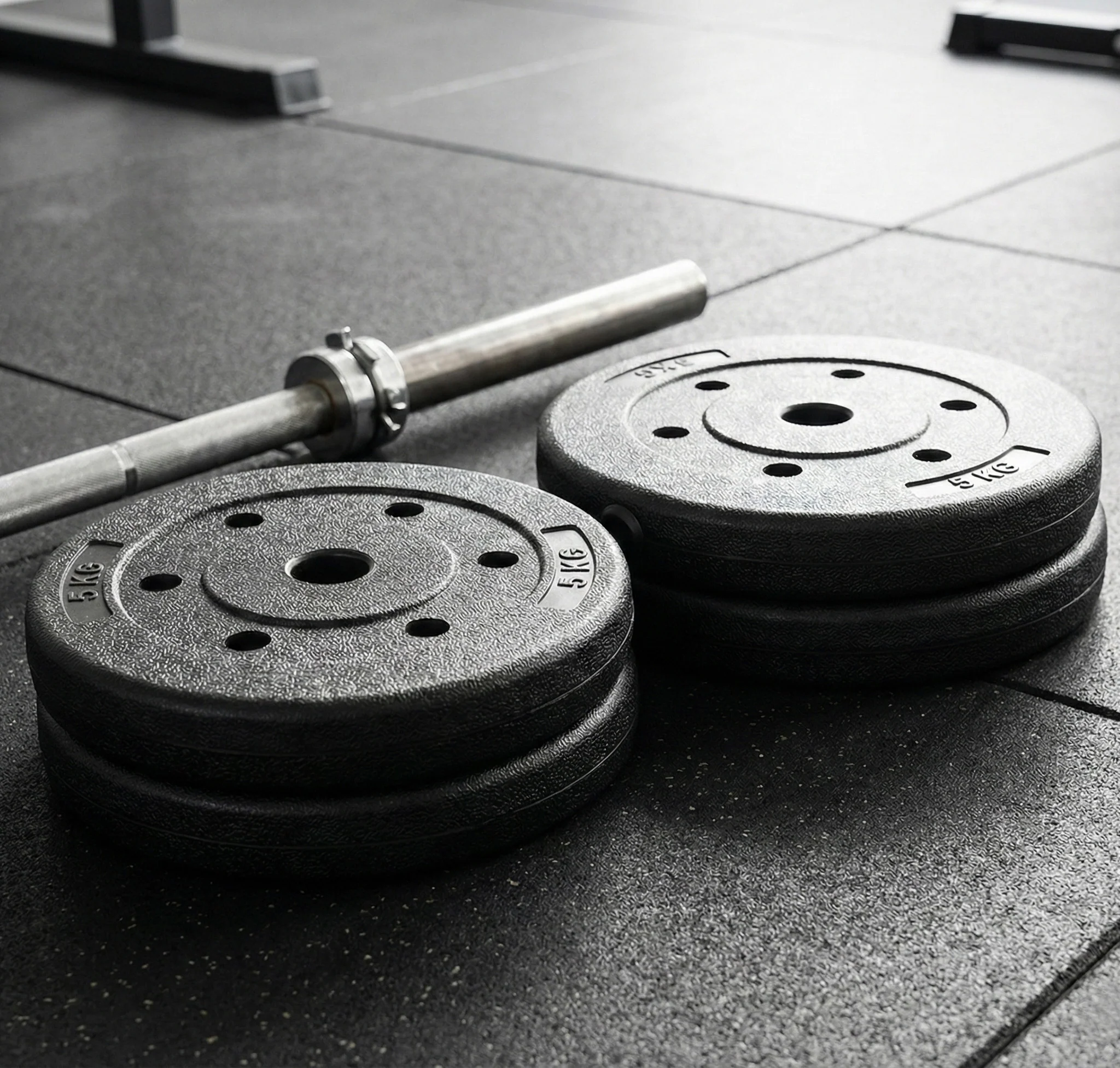 4 x 5kg Barbell Weight Plates Set 20kg Weights - Image 6