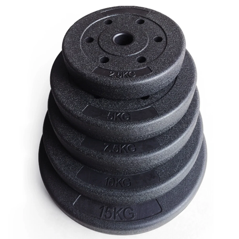 2 x 5kg Barbell Weight Plates Set 10kg Weights - Image 5