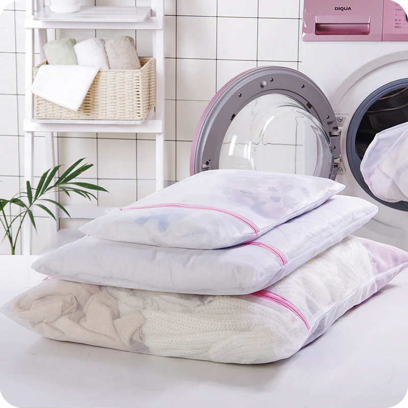 4 x Laundry Mesh Washing Bags Protect Delicate Wash Bag - Image 5