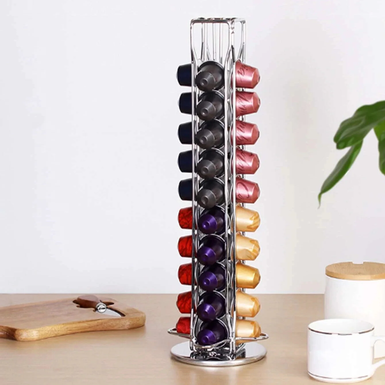 40 Coffee Capsules Pod Holder Stand Storage Dispenser Rack - Image 5