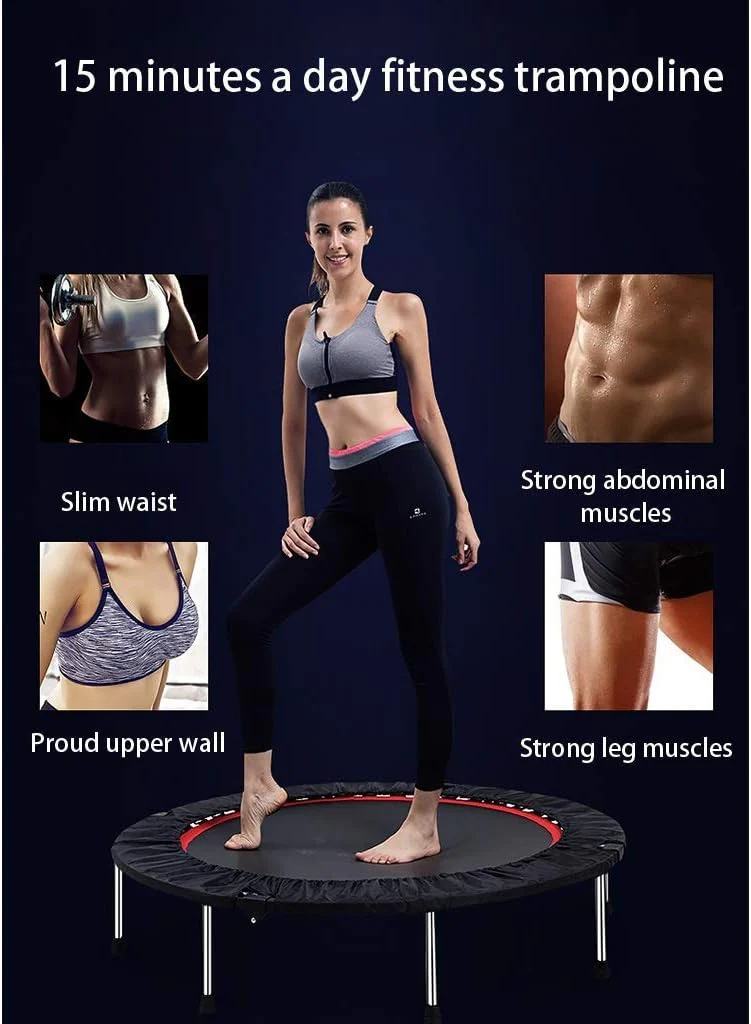 40" Foldable Mini Trampoline Home Fitness Gym - Image 10