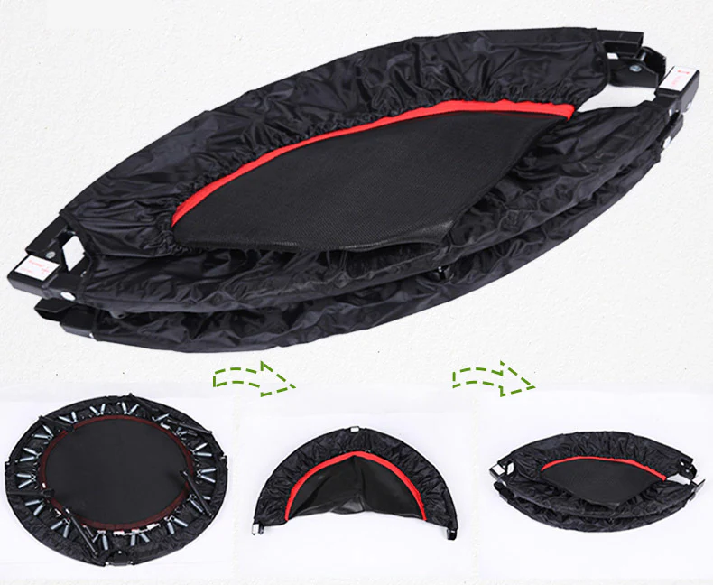 40" Foldable Mini Trampoline Home Fitness Gym - Image 11