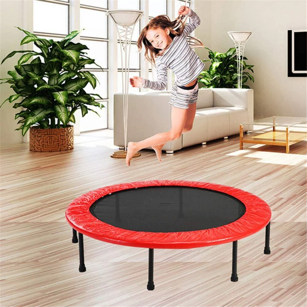 40" Mini Trampoline Home Fitness Gym (Red) - Image 5