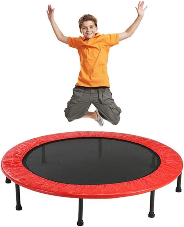 40" Mini Trampoline Home Fitness Gym (Red) - Image 8
