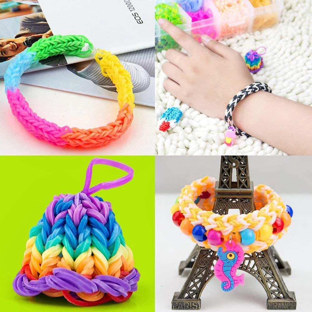 4400 PC Rainbow Loom Rubber Bands and Accessories Large Kit DIY Crafts - Image 10
