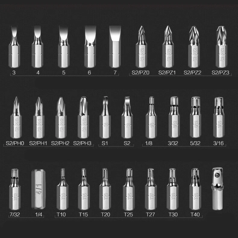 47 PC Cordless Electric Screwdriver and Accessories Set - Image 17