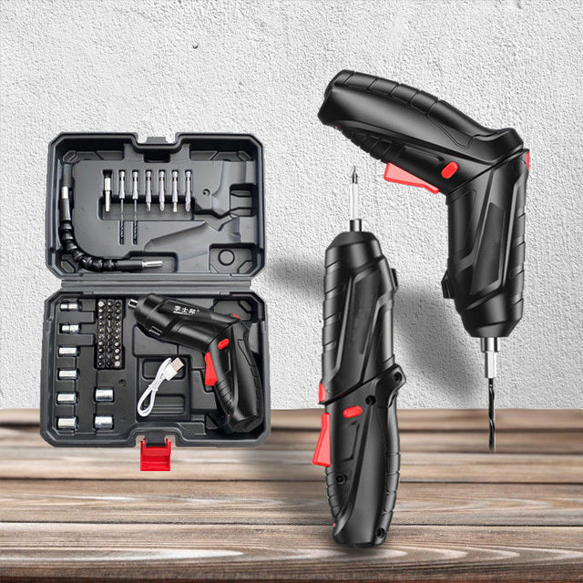 47 PC Cordless Electric Screwdriver and Accessories Set - Image 4