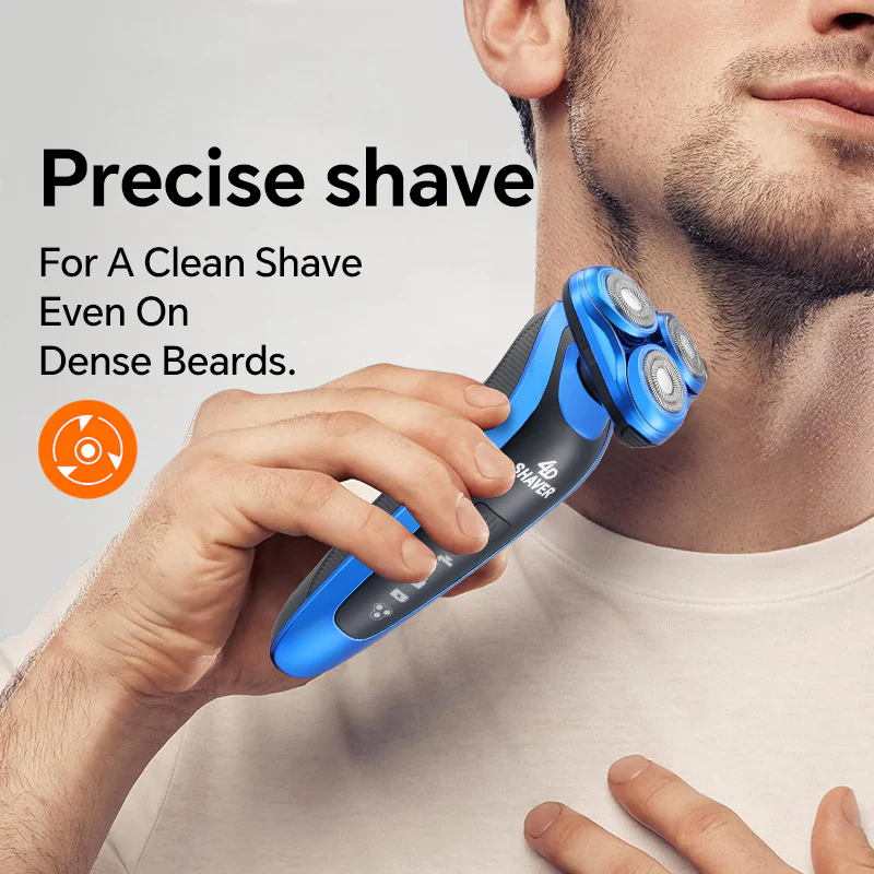 4D Rotating Rechargeable Electric Shaver - Image 5