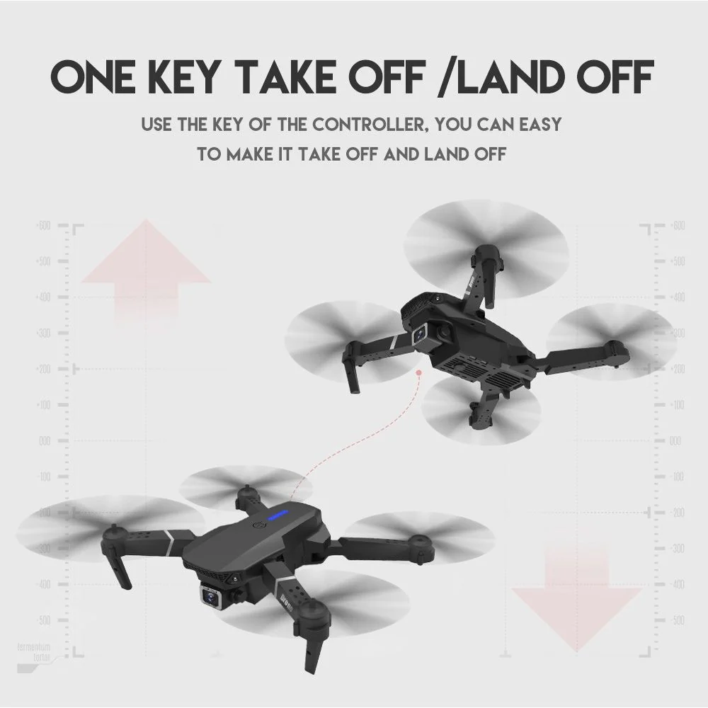 4K HD Dual Camera Dual Battery Wide-angle Quadcopter Remote Control Drone - Image 18