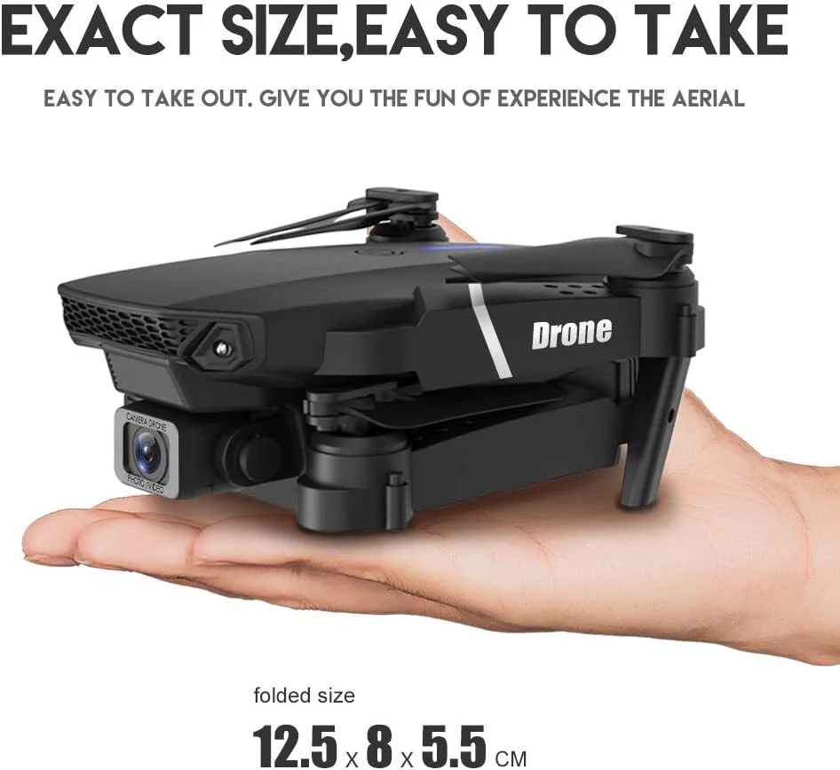 4K HD Dual Camera Dual Battery Wide-angle Quadcopter Remote Control Drone - Image 22
