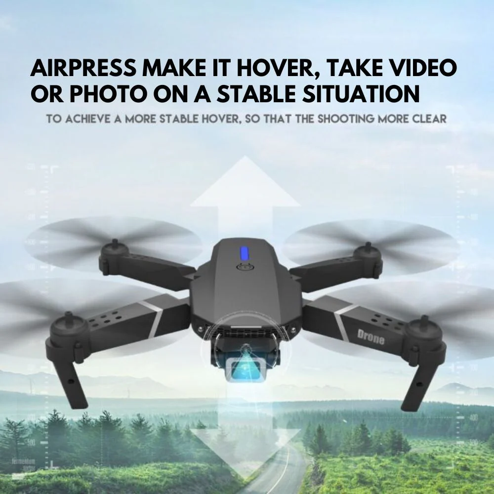 4K HD Dual Camera Dual Battery Wide-angle Quadcopter Remote Control Drone - Image 6