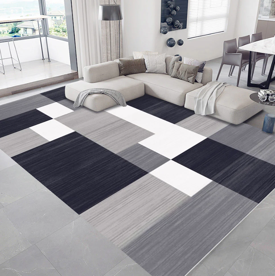 4m Extra Large Check Rug Carpet Mat (400 x 200) - Image 12