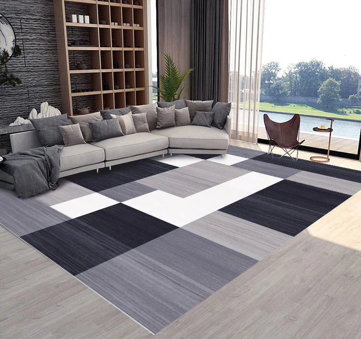 4m Extra Large Check Rug Carpet Mat (400 x 200) - Image 7