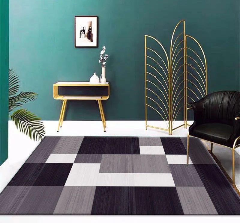 4m Extra Large Check Rug Carpet Mat (400 x 200) - Image 9