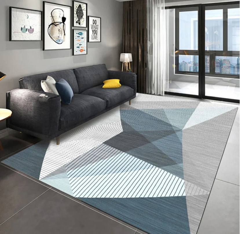 4m Extra Large Mist Modern Rug Carpet Mat (400 x 200) - Image 3