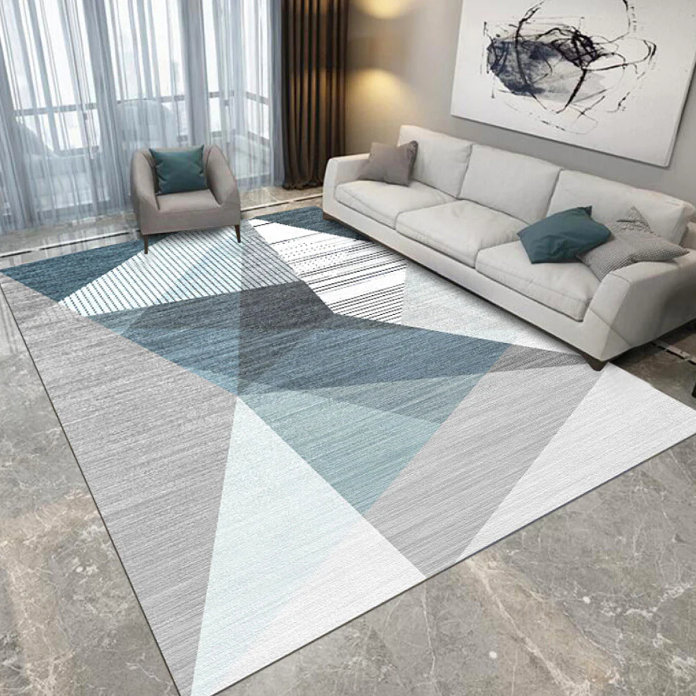 4m Extra Large Mist Modern Rug Carpet Mat (400 x 200) - Image 5