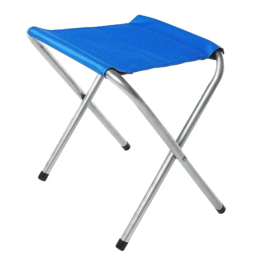 5-Piece Outdoor Camp Setting Folding Table & Chairs Set (Blue) - Image 6