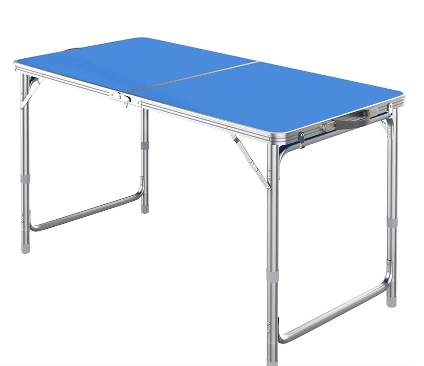 5-Piece Outdoor Camp Setting Folding Table & Chairs Set (Blue) - Image 8