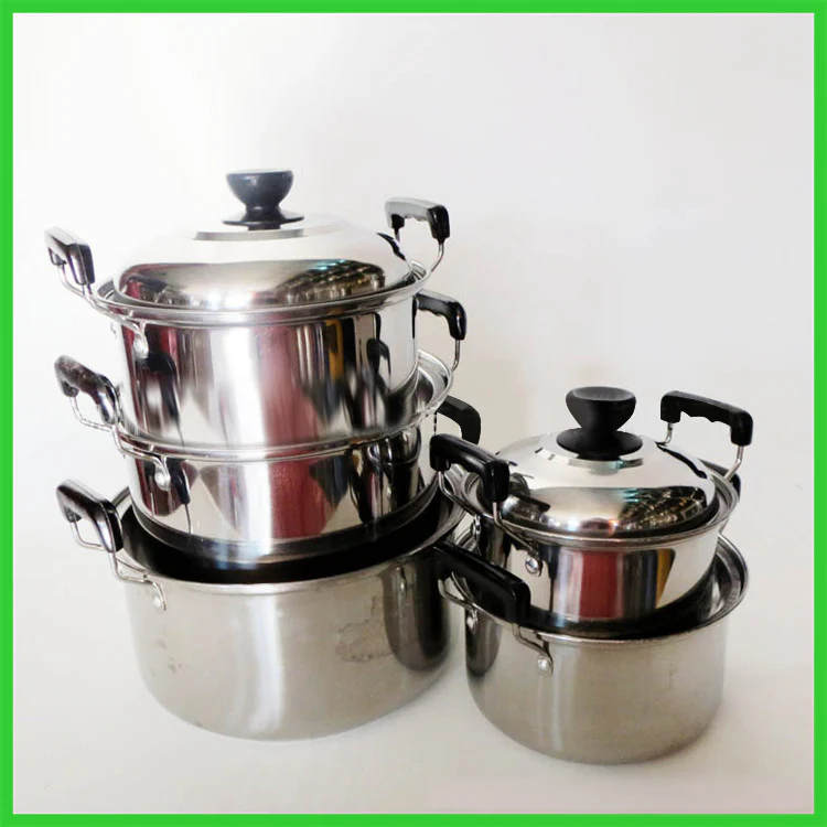 5-Piece Stainless Steel Pots Cookware Set - Image 7