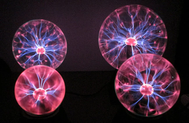 Magical Plasma Ball Night Light Lamp 5-Inch Touch Decor Globe - Image 10