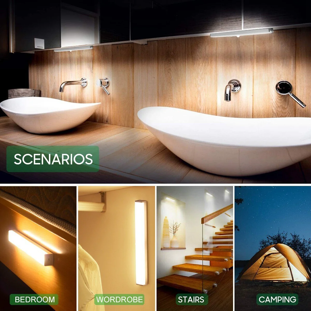 50cm Ultra Bright LED Wireless Motion Sensor Activated Night Light - Image 5