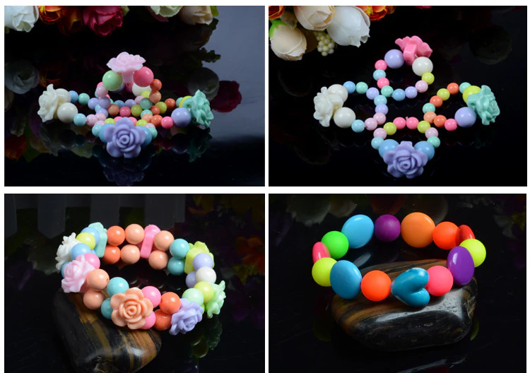 550 x DIY Creative Beads Charms Jewellery Making Arts Crafts Kit Supplies for Bracelets Necklaces - Image 11