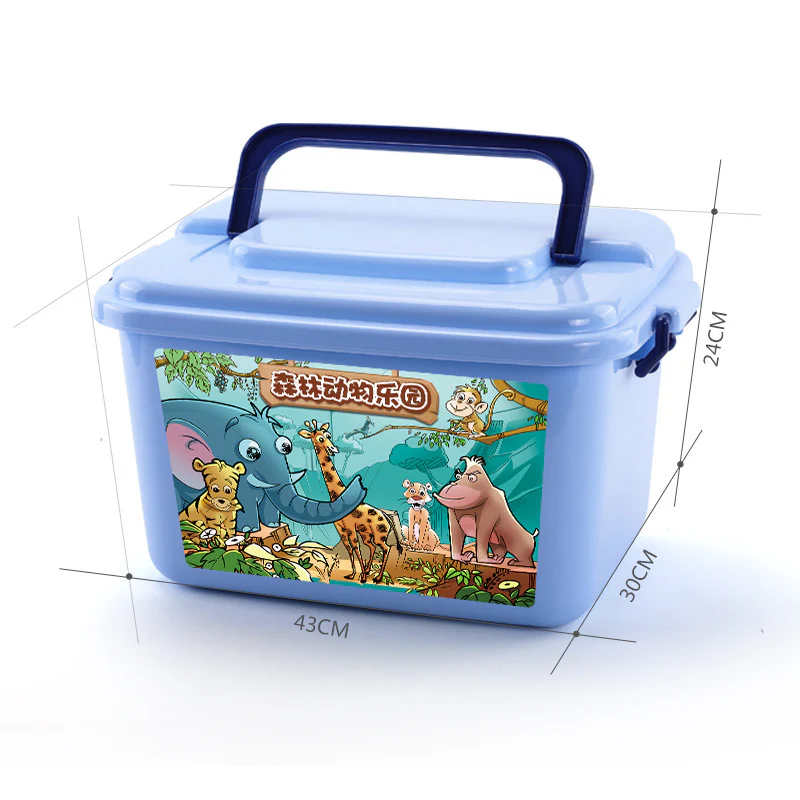 58 PCS Animal Figures Toy Set in Box - Image 12