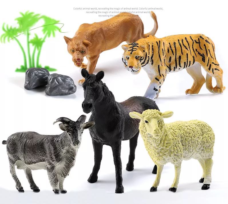 58 PCS Animal Figures Toy Set in Box - Image 9