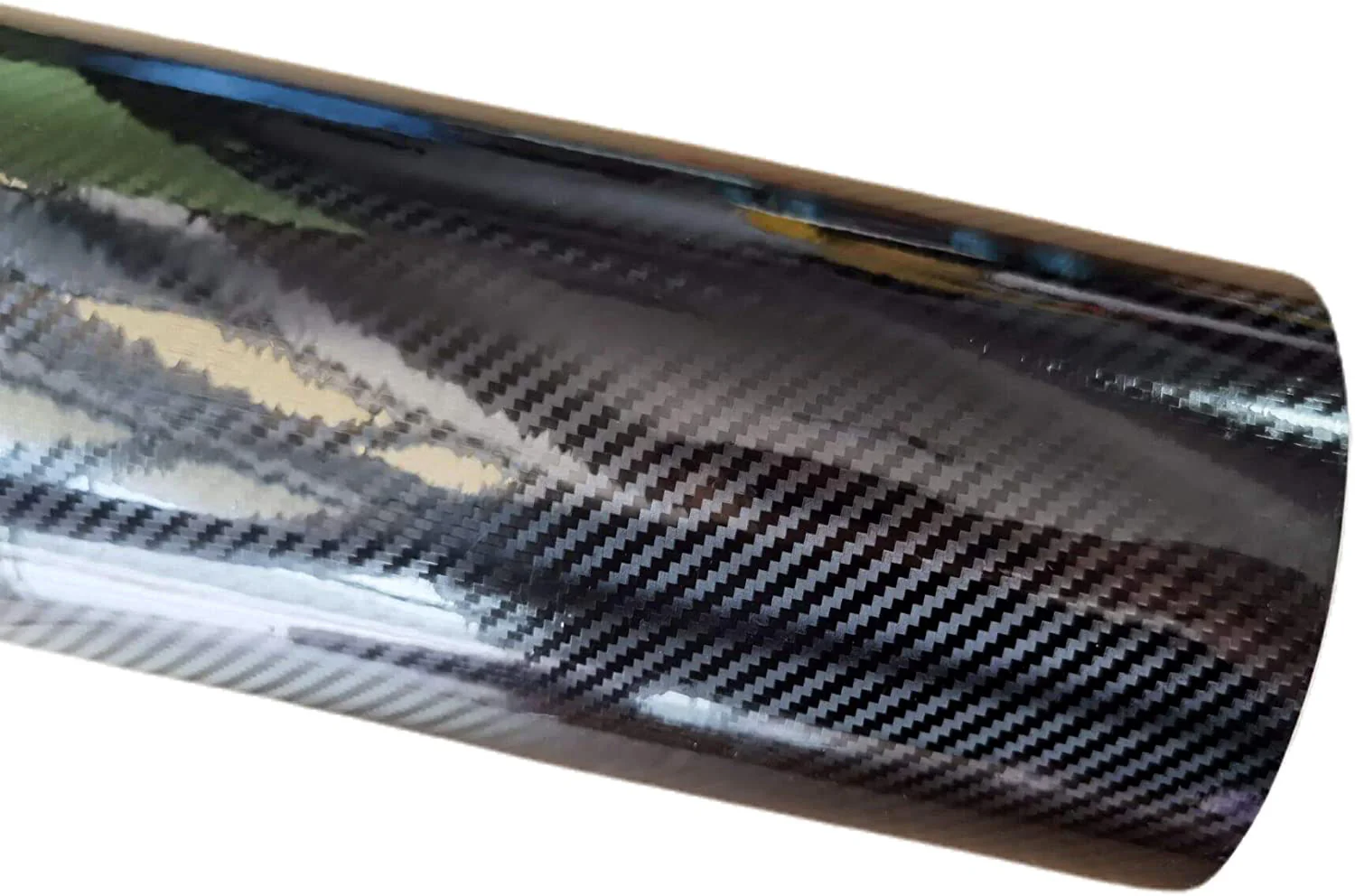 5D High Gloss Black Carbon Fibre Wrap Vinyl Roll Automotive Car DIY Film 152cm x 50cm - Image 9