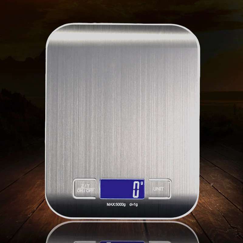 5kg Digital Precision Kitchen Postal Platform Scale Stainless Steel - Image 3