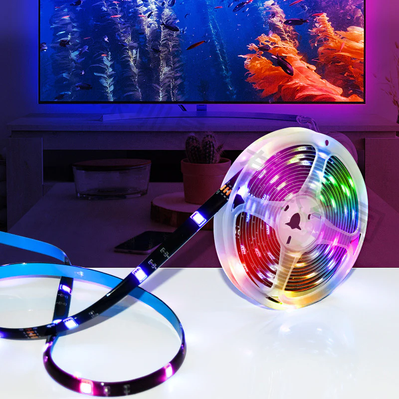 5M RGB LED Light Strip Colour-changing USB Lights with IR Remote - Image 13
