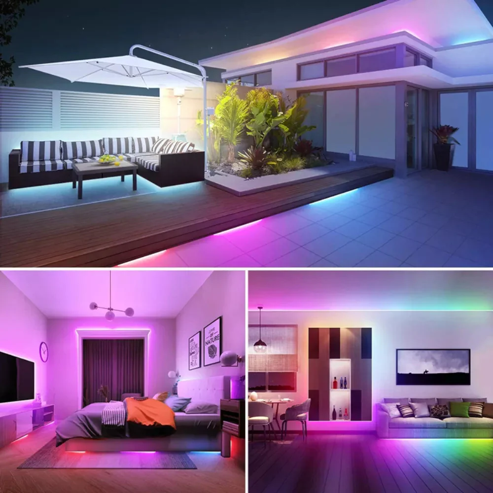 5M RGB LED Light Strip Colour-changing USB Lights with Remote - Image 7