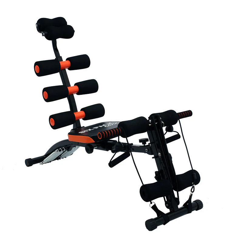 6 In 1 Home Gym Abdominal Machine Six Pack Care Ab Rocket Core Exercise Bench - Image 13
